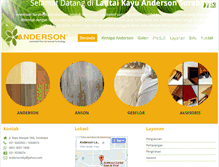 Tablet Screenshot of andersonsby.com